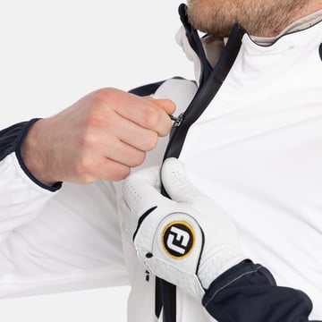 M Bounce Rainjacket White Abacus