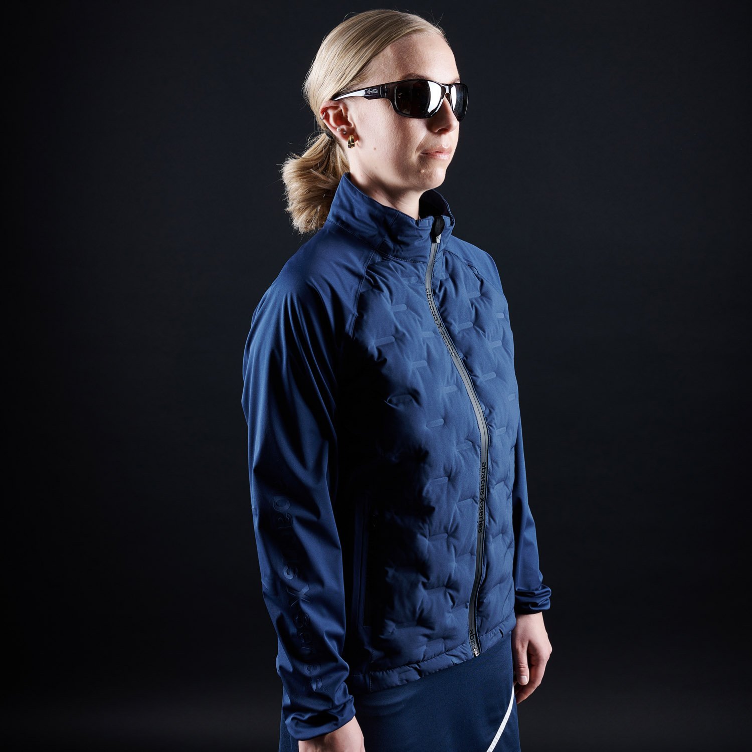 W Pdx Waterproof Jacket Blå Abacus