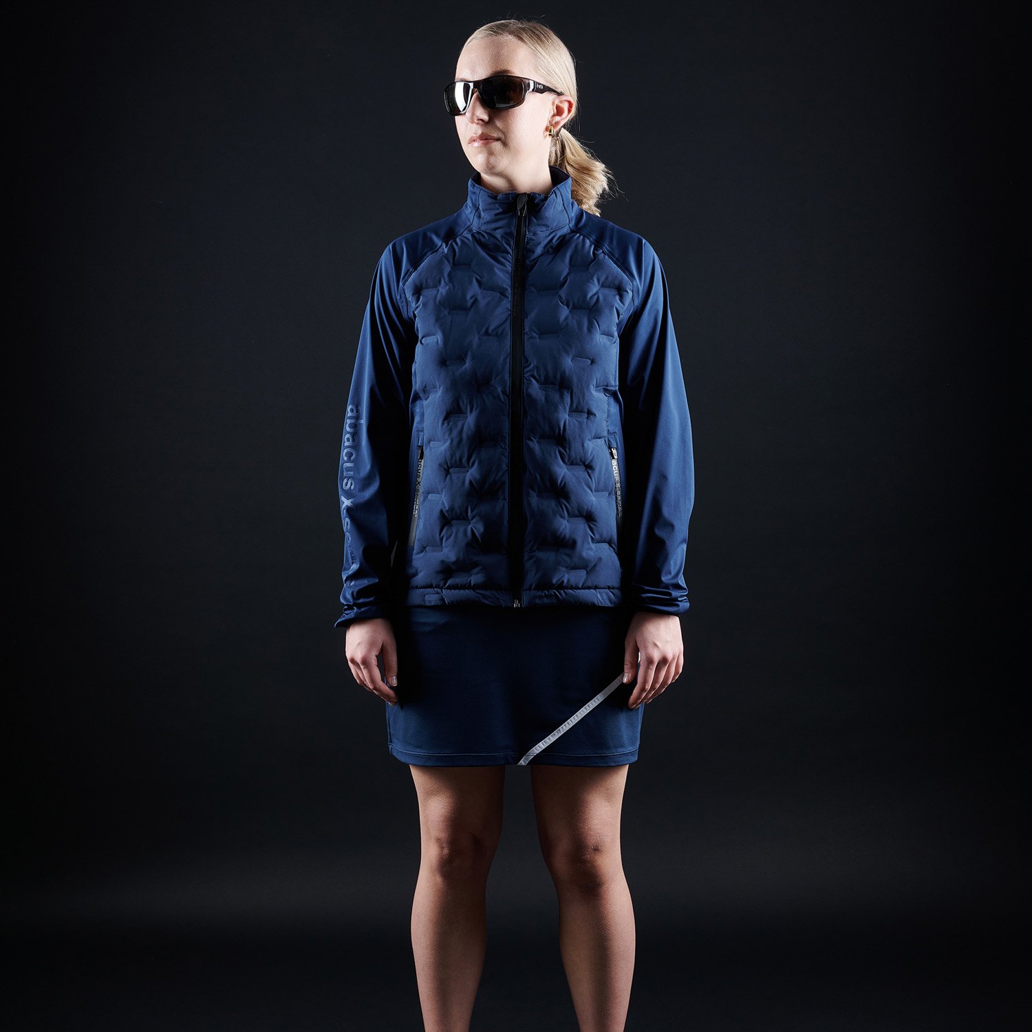 W Pdx Waterproof Jacket Blå Abacus