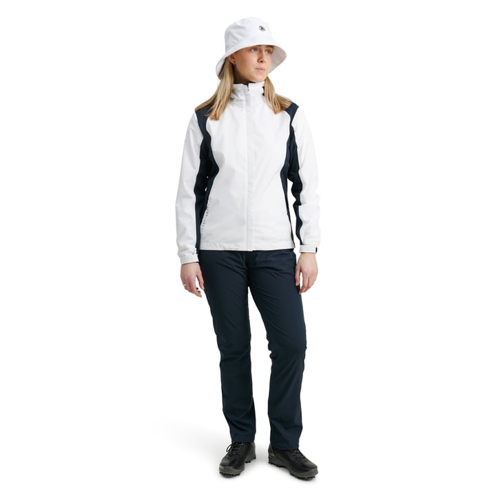 W Links Stretch Rainjacket Vit Abacus W Links Stretch Rainjacket Vit Abacus