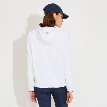 W Bounce Waterproof Hoodie Weiß Abacus