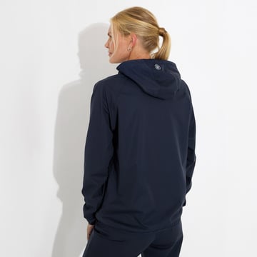 W Bounce Waterproof Hoodie Blau Abacus
