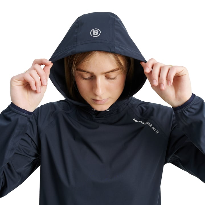 W Bounce Waterproof Hoodie Blå Abacus W Bounce Waterproof Hoodie Blå Abacus