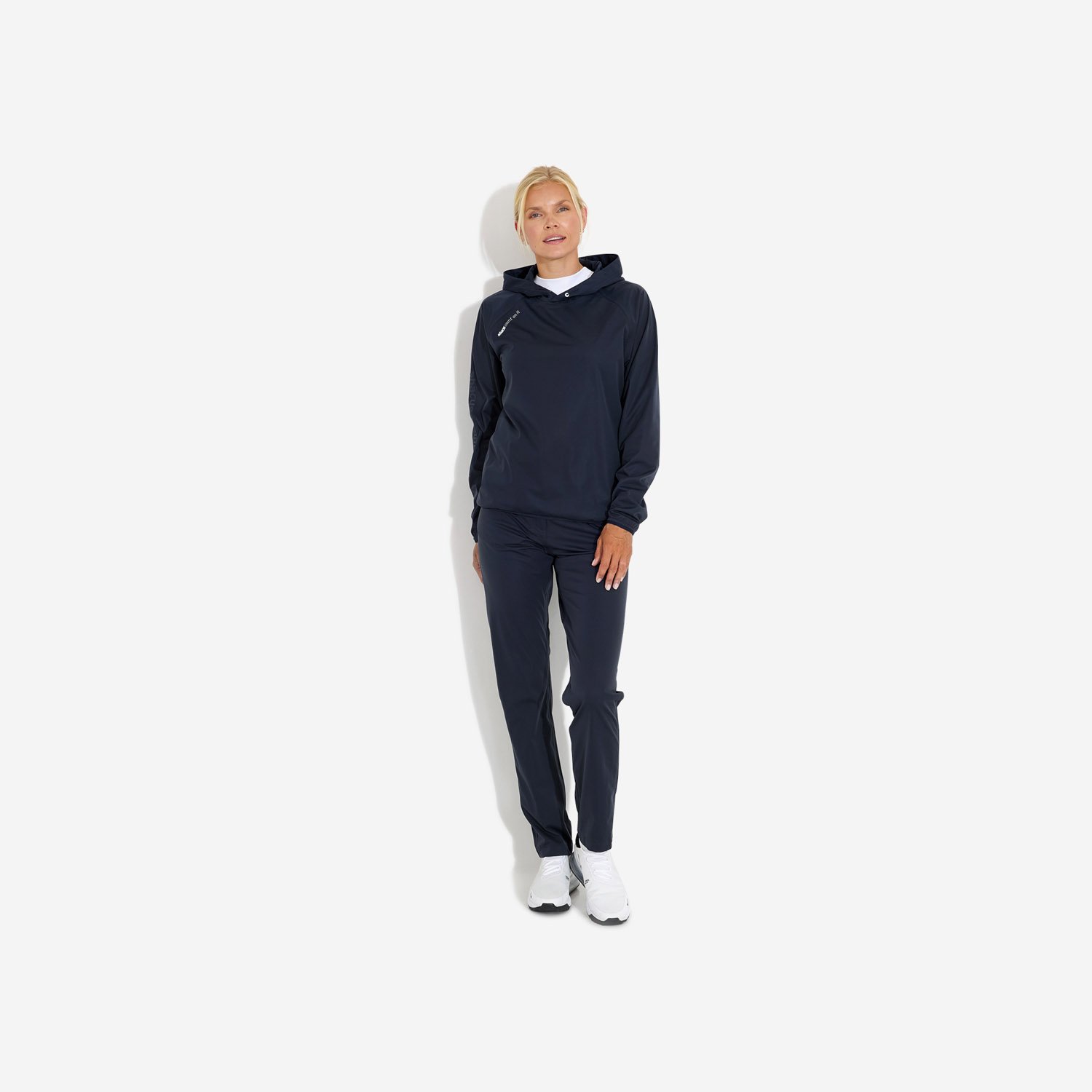 W Bounce Waterproof Hoodie Blau Abacus