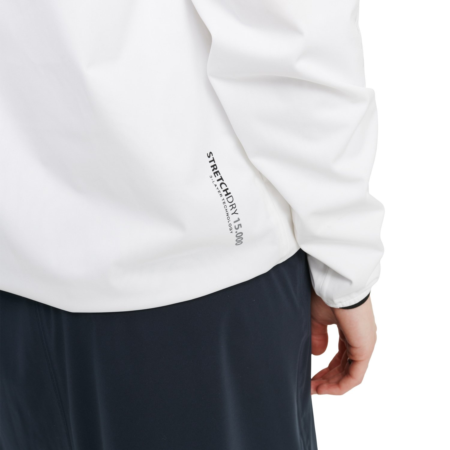 W Bounce Waterproof Hoodie Blanche Abacus
