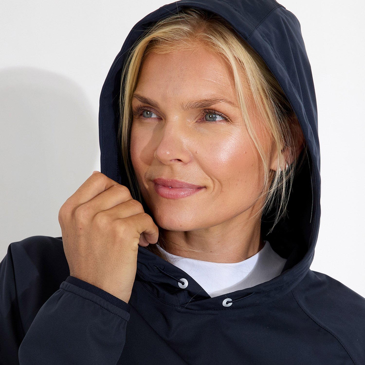 W Bounce Waterproof Hoodie Blau Abacus