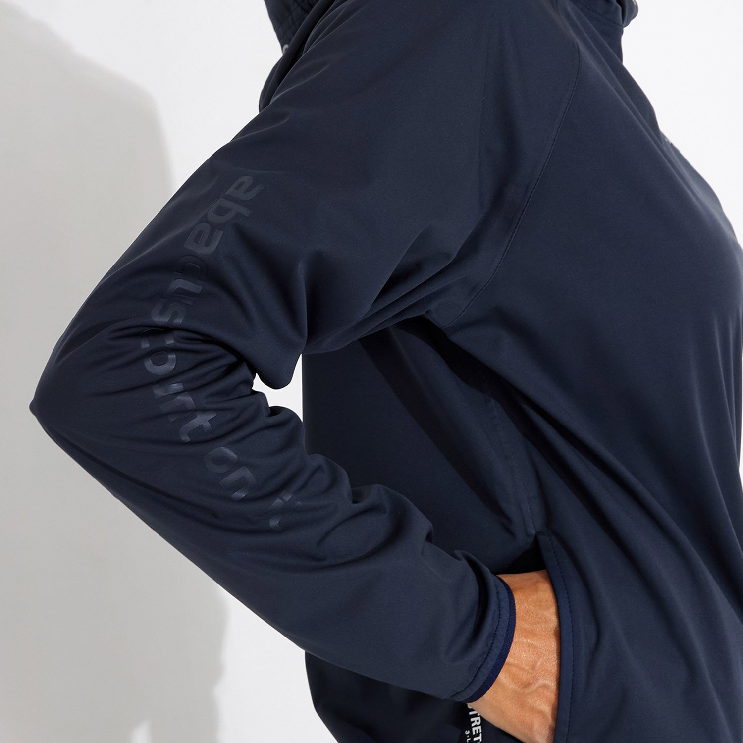 W Bounce Waterproof Hoodie Blau Abacus