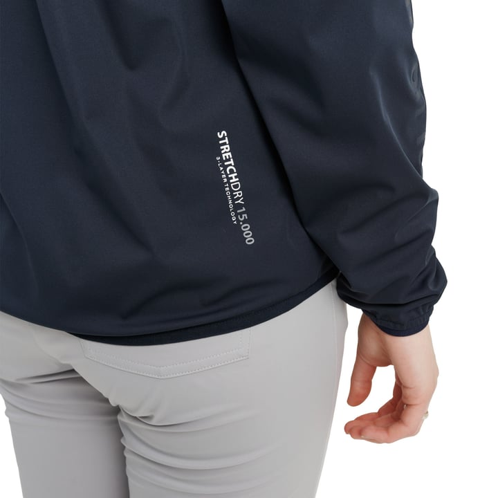 W Bounce Waterproof Hoodie Blå Abacus W Bounce Waterproof Hoodie Blå Abacus