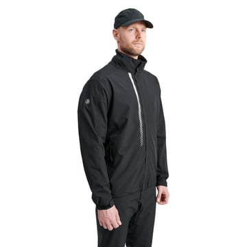 M Links Stretch Rainjacket Black Abacus