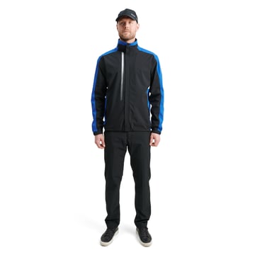 M Links Stretch Rainjacket Blue Abacus