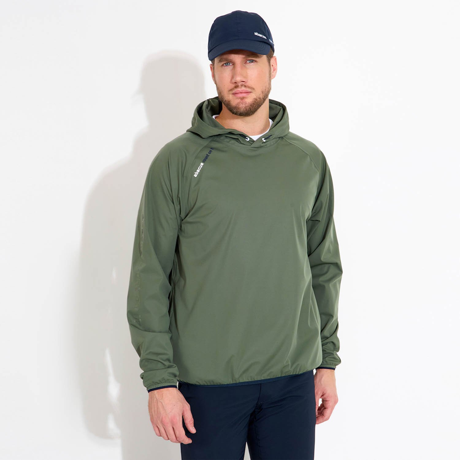 M Bounce Waterproof Hoodie Grön Abacus