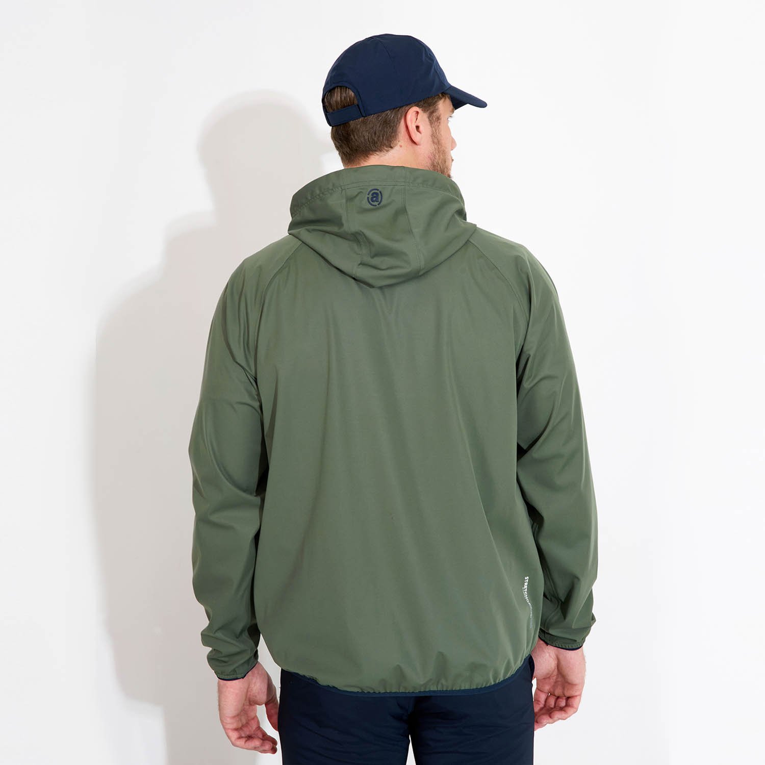 M Bounce Waterproof Hoodie Grön Abacus