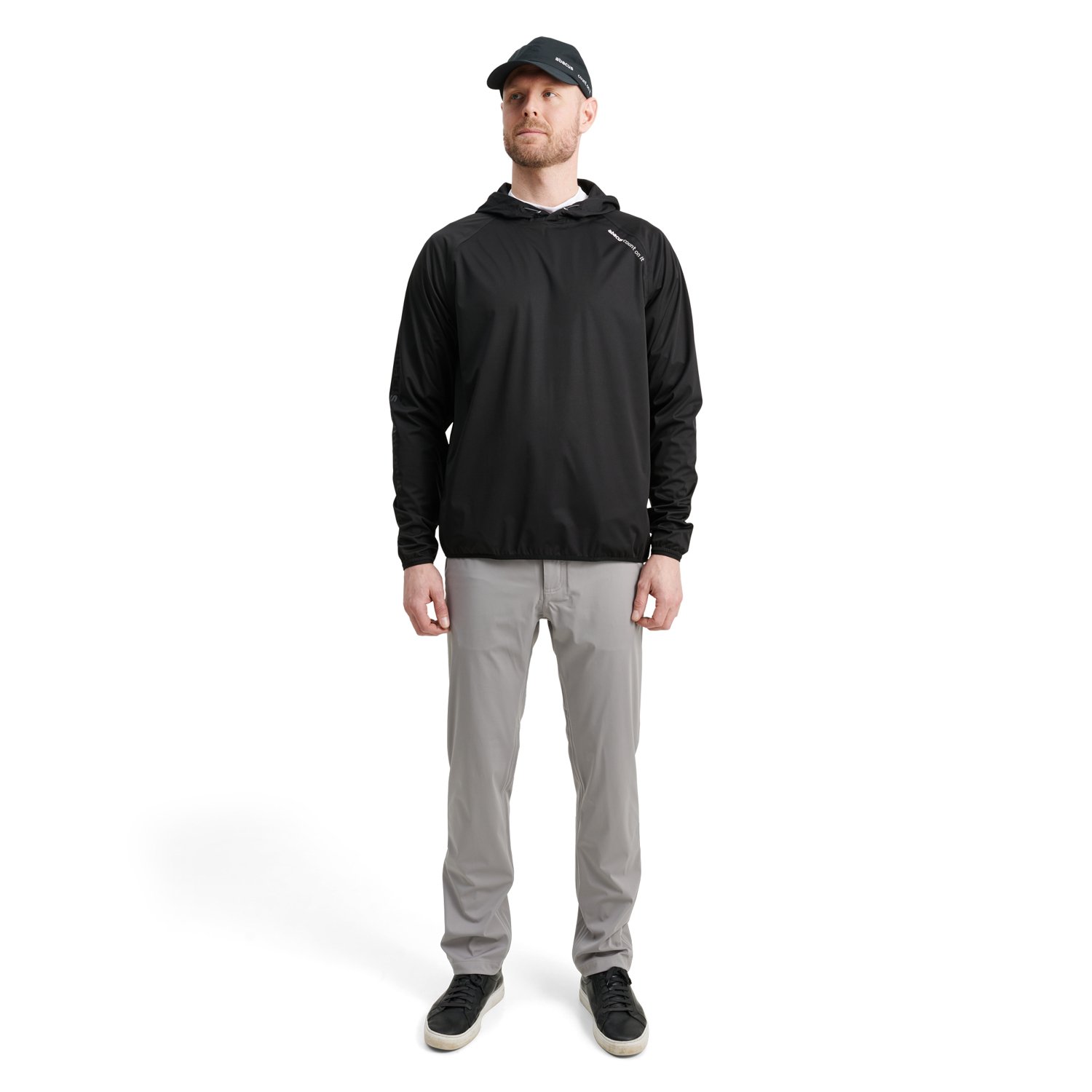 M Bounce Waterproof Hoodie Svart Abacus M Bounce Waterproof Hoodie Svart Abacus