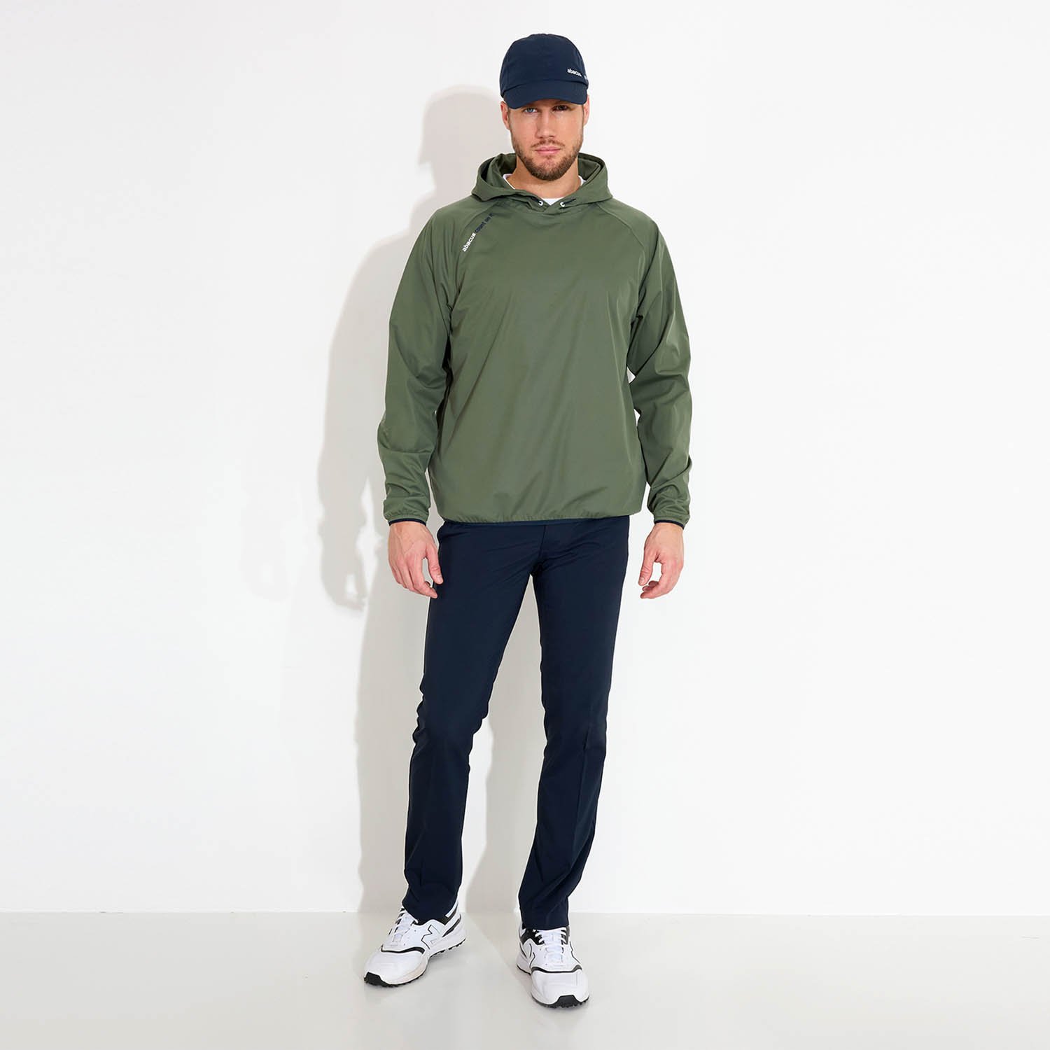 M Bounce Waterproof Hoodie Grön Abacus