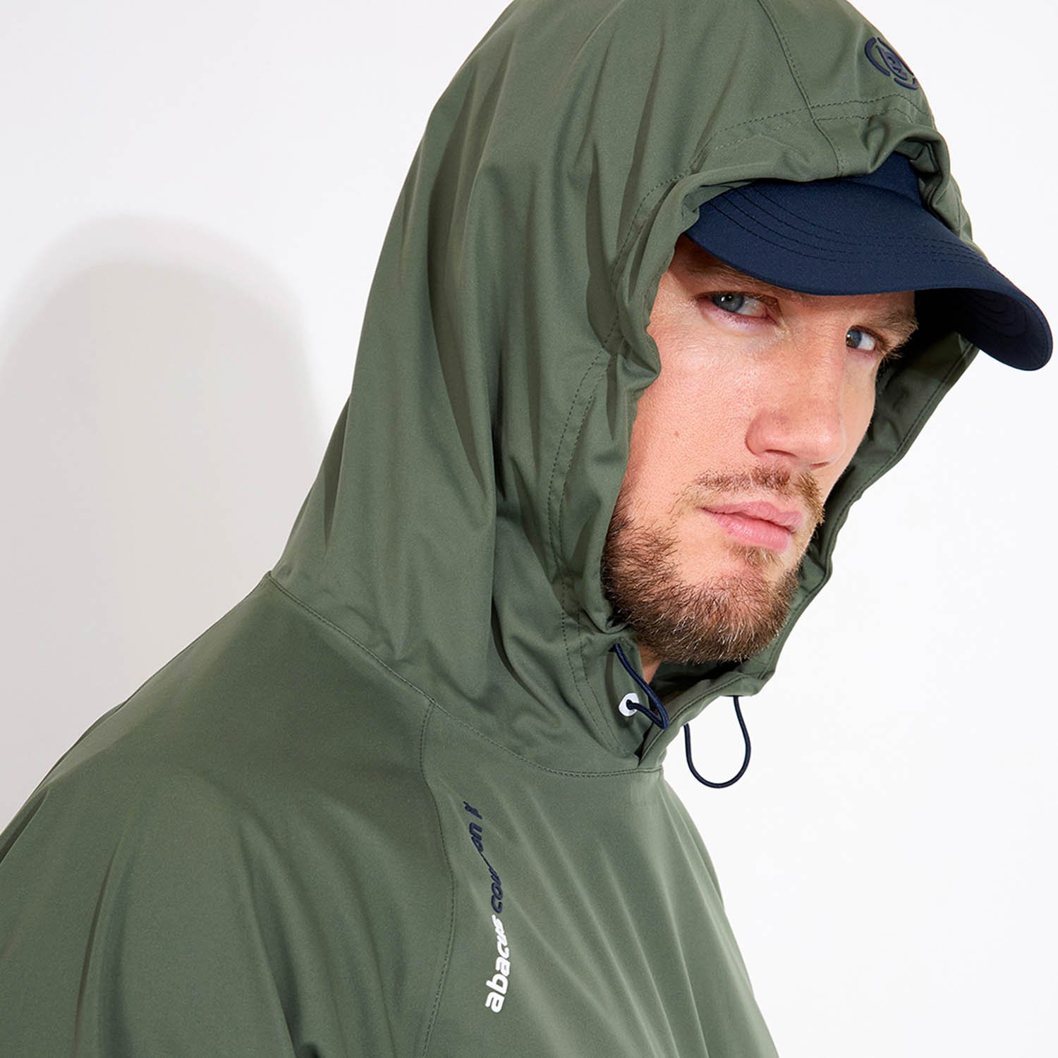 M Bounce Waterproof Hoodie Grön Abacus