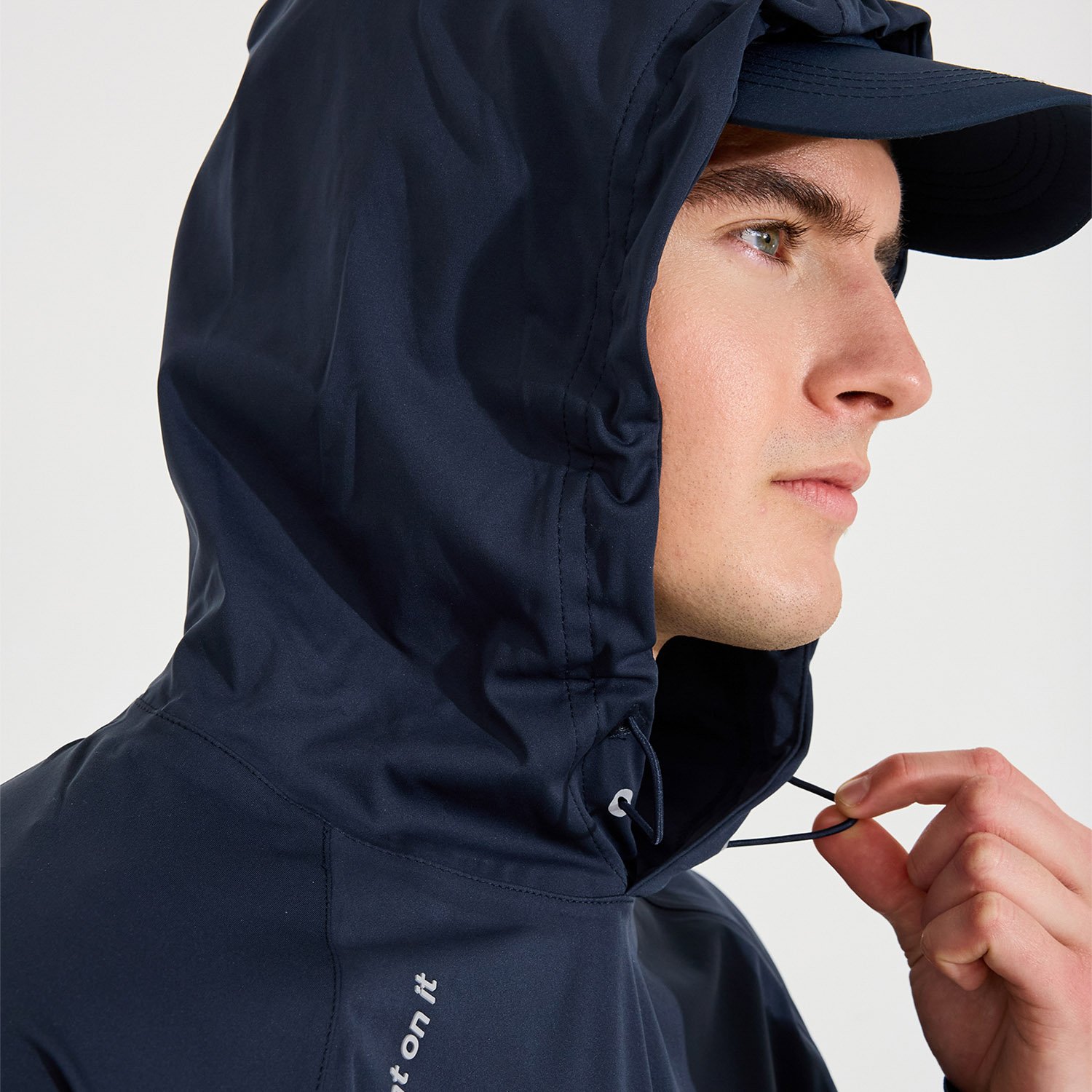 M Bounce Waterproof Hoodie Blå Abacus M Bounce Waterproof Hoodie Blå Abacus