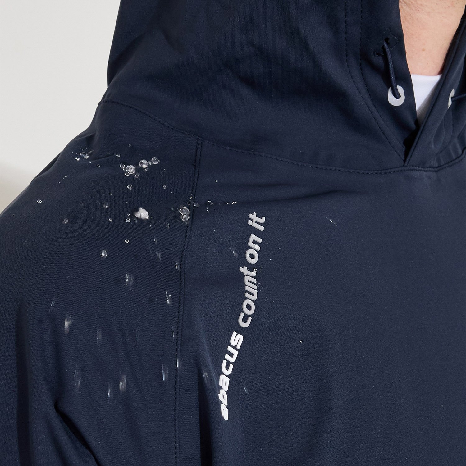 M Bounce Waterproof Hoodie Blå Abacus M Bounce Waterproof Hoodie Blå Abacus