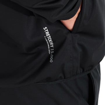 M Bounce Waterproof Hoodie Musta Abacus