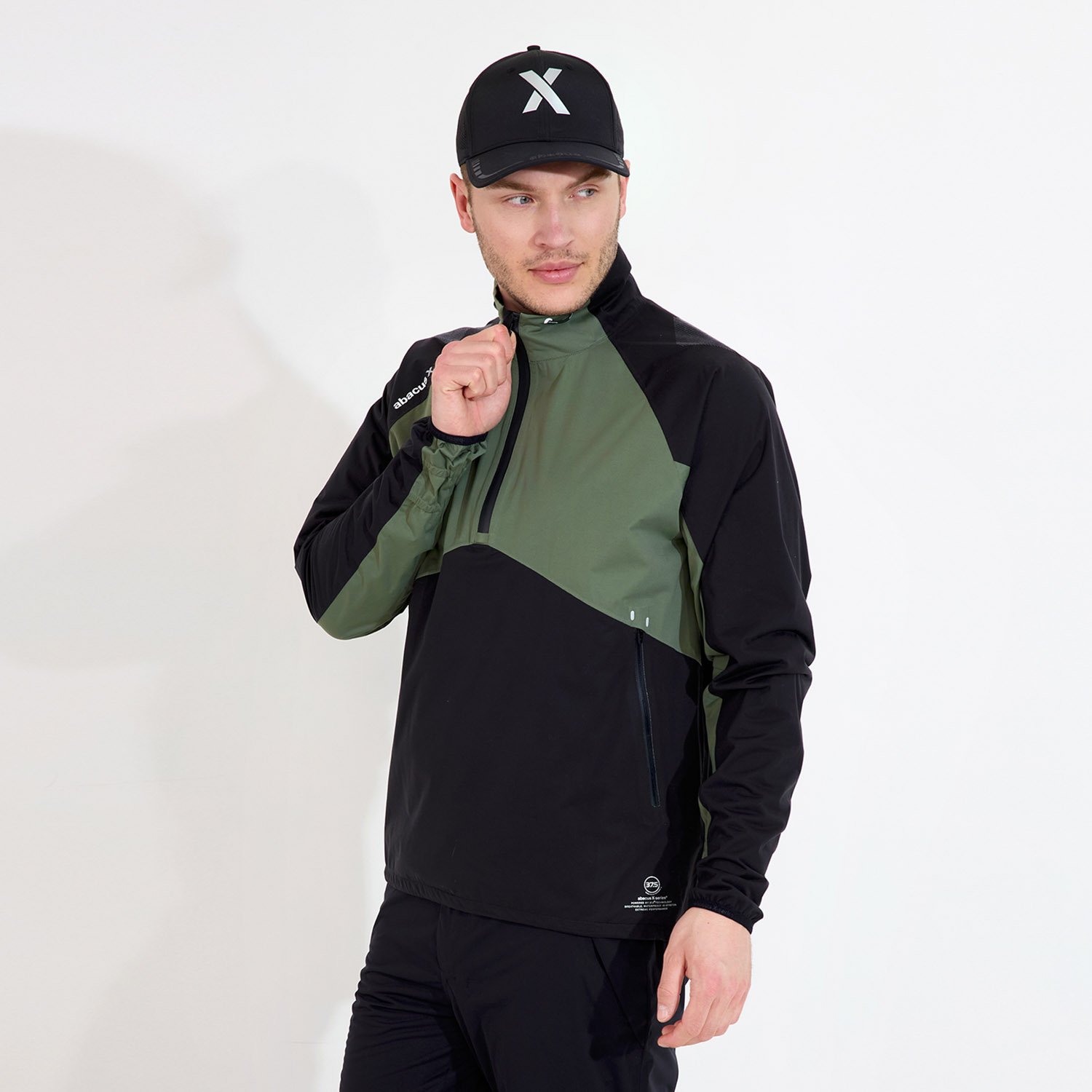 M Pitch 37.5 Technology Rain Anorak Grøn Abacus