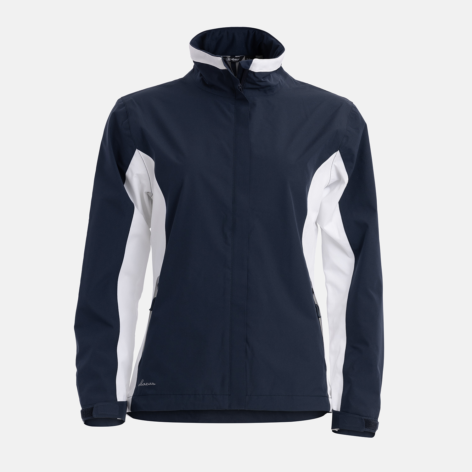 W Links Stretch Rainjacket Blau