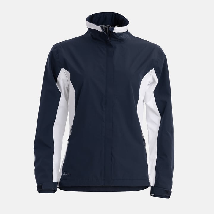 W Links Stretch Rainjacket Bleu Abacus