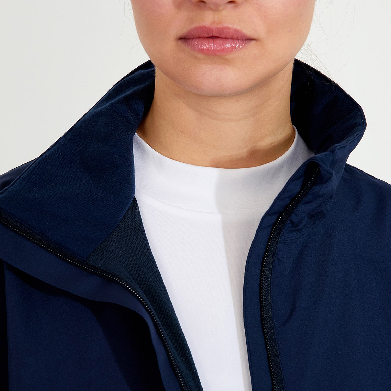 W Links Stretch Rainjacket Blå Abacus W Links Stretch Rainjacket Blå Abacus