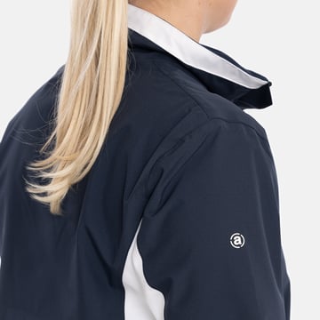 W Links Stretch Rainjacket Bleu Abacus