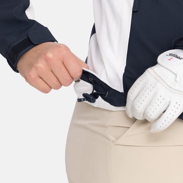 W Links Stretch Rainjacket Bleu Abacus