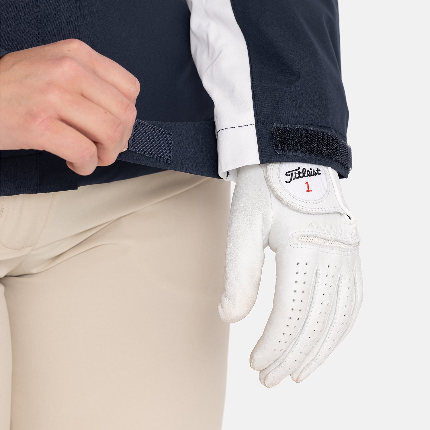 W Links Stretch Rainjacket Bleu Abacus