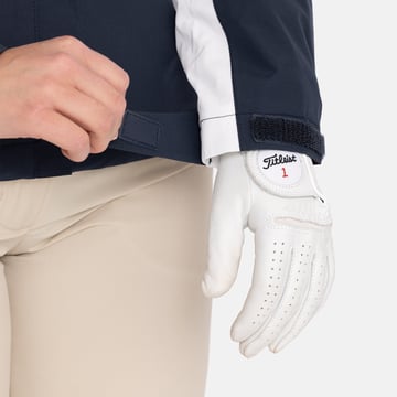 W Links Stretch Rainjacket Bleu Abacus