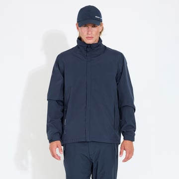 M Links Stretch Rainjacket Bleu Abacus