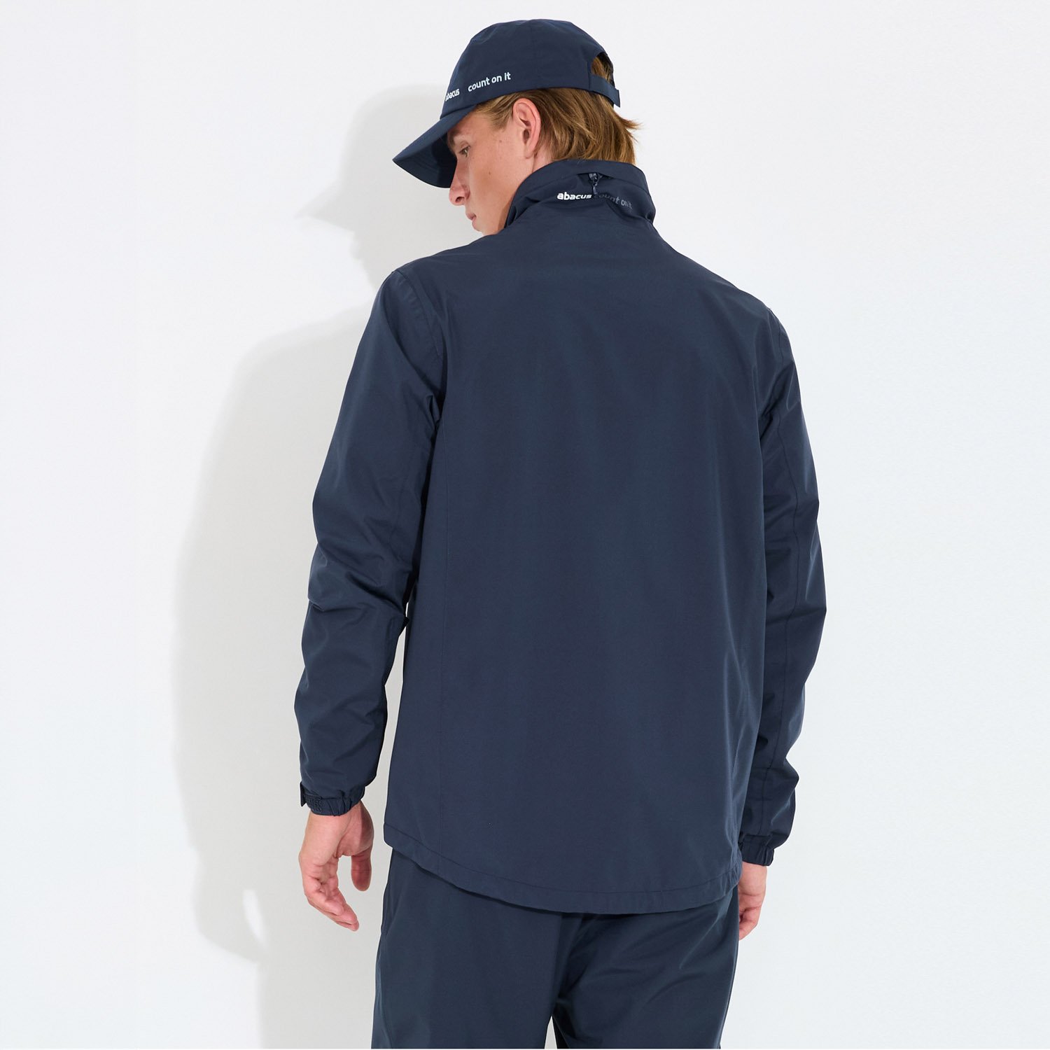 M Links Stretch Rainjacket Bleu Abacus