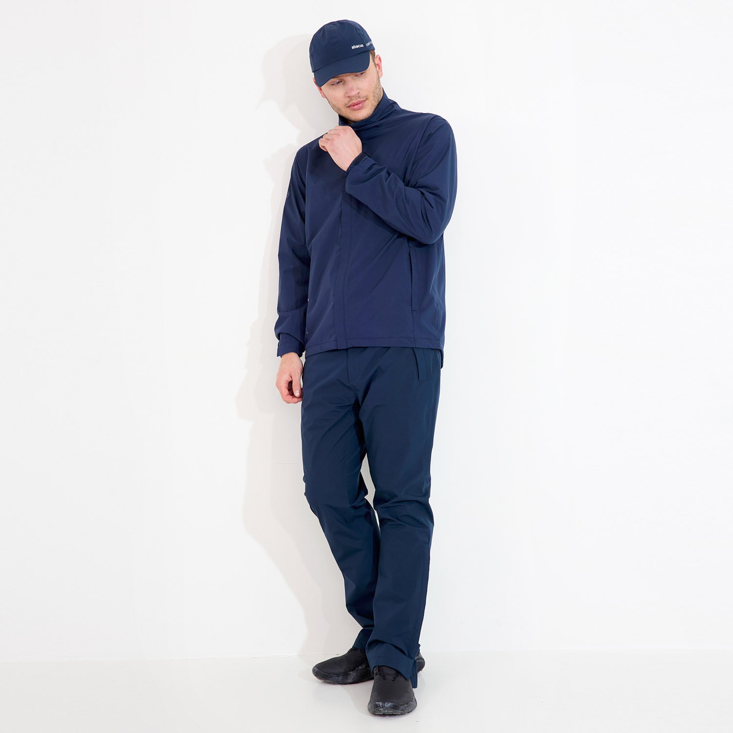 M Links Stretch Rainjacket Blå Abacus