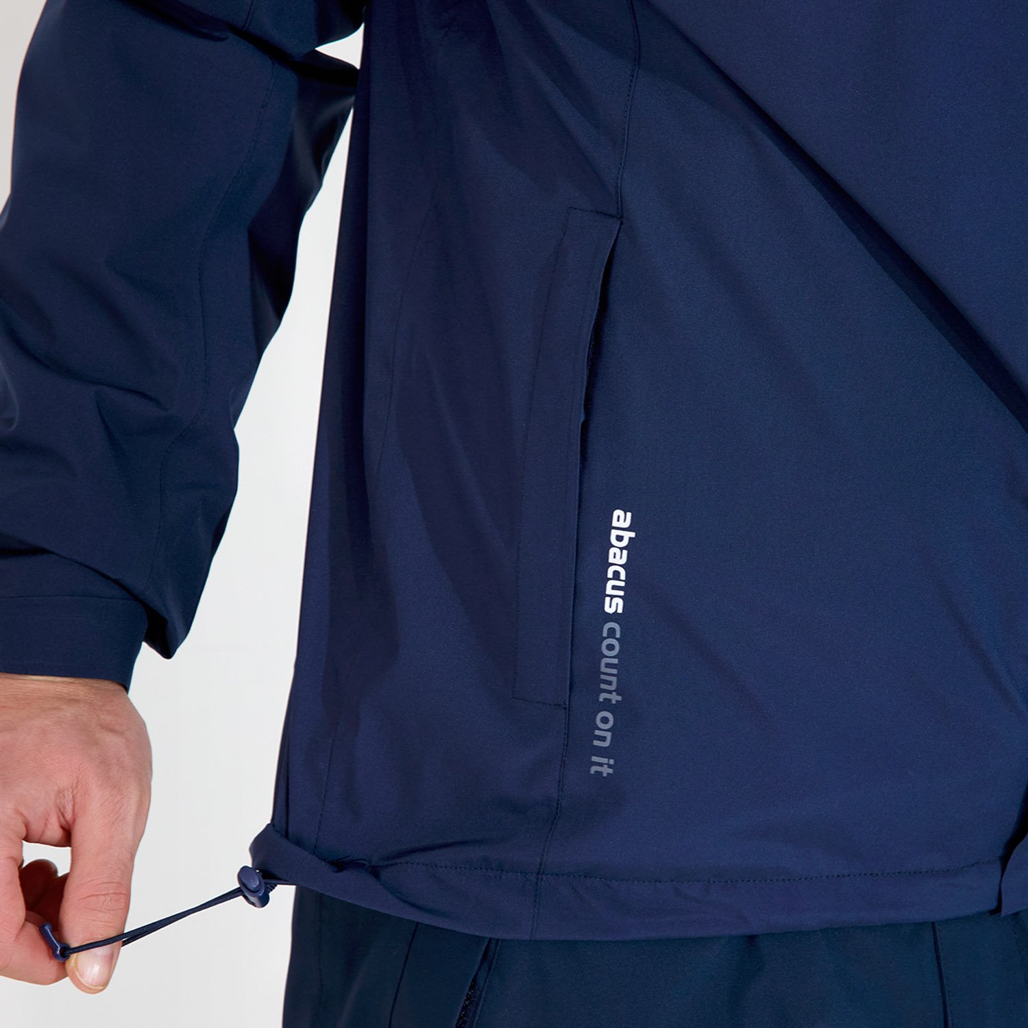 M Links Stretch Rainjacket Blå Abacus