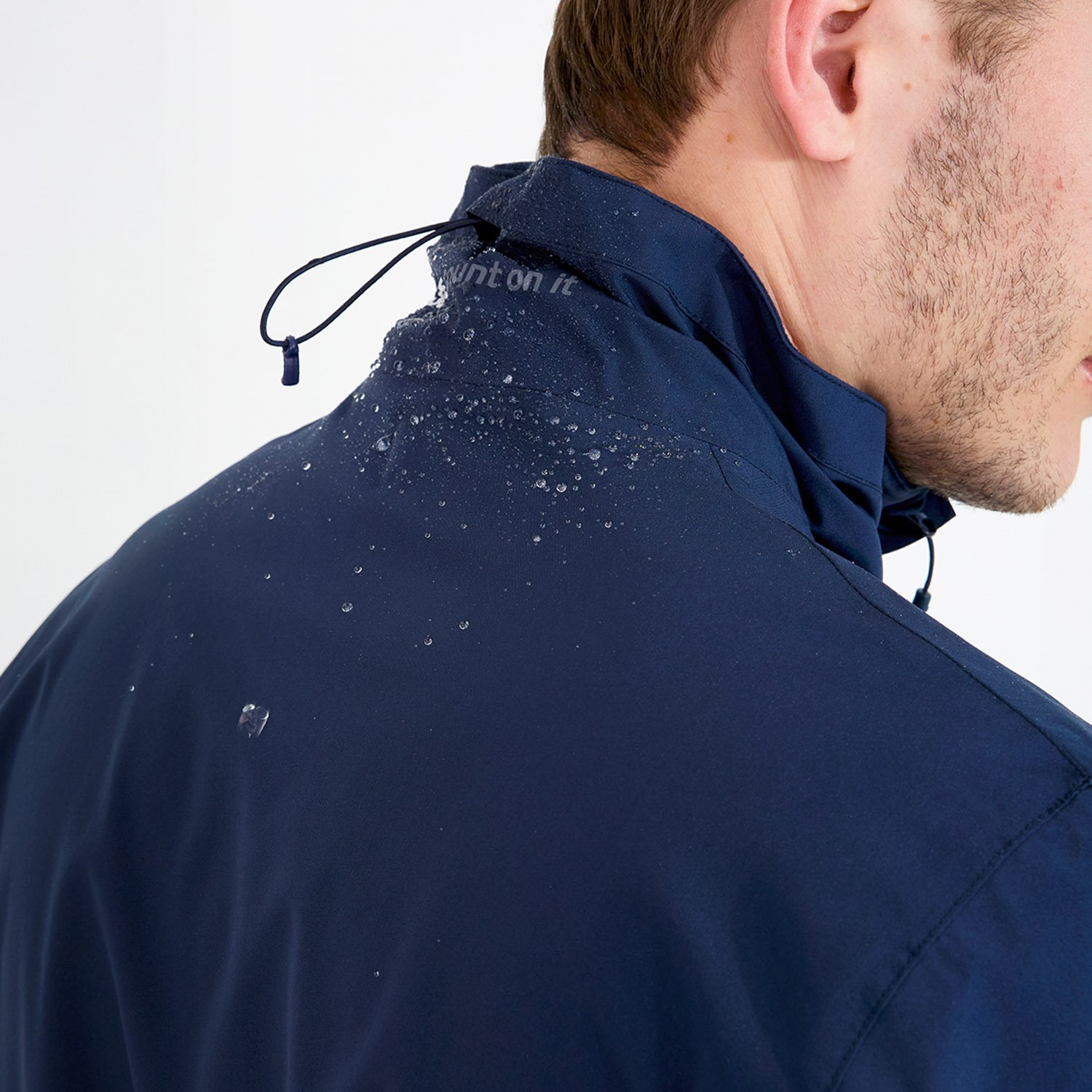 M Links Stretch Rainjacket Blå Abacus