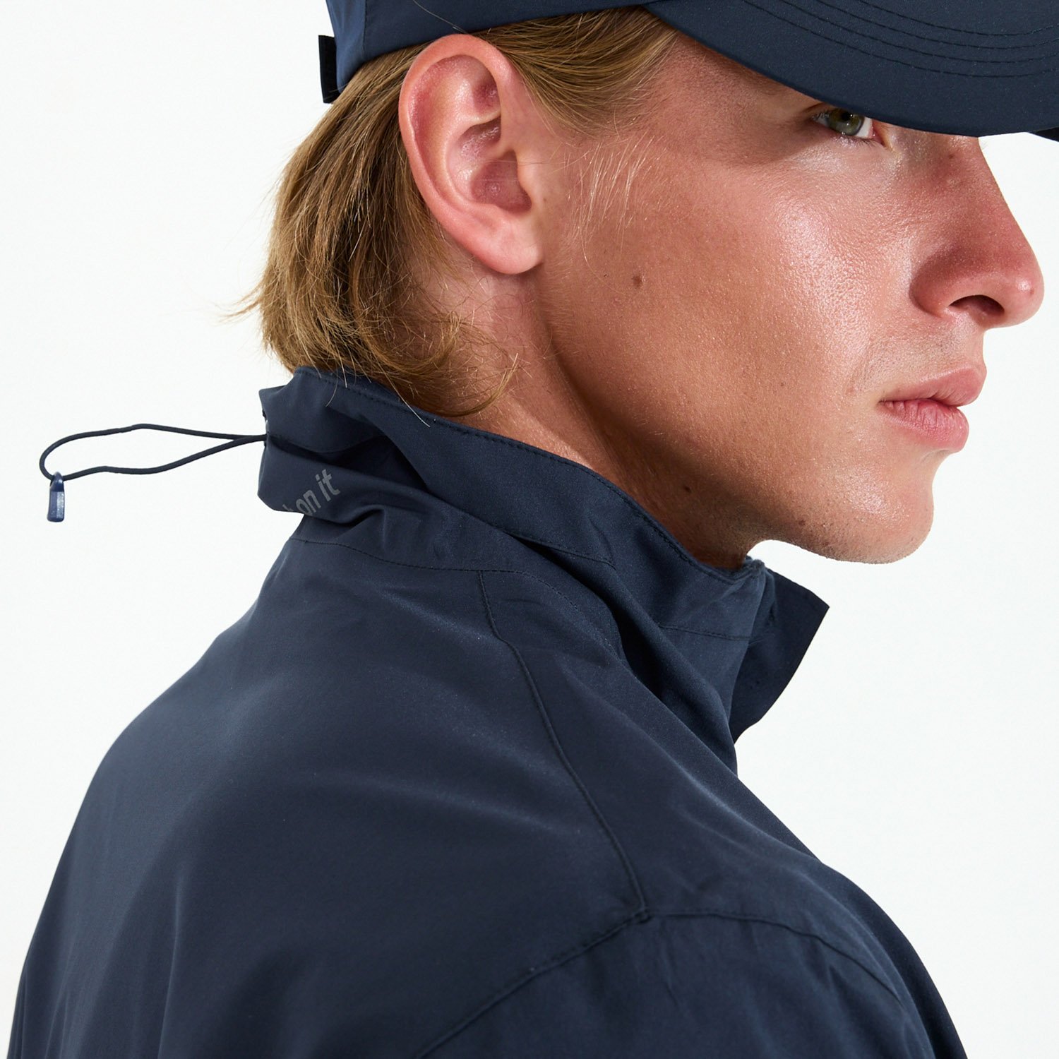 M Links Stretch Rainjacket Bleu Abacus