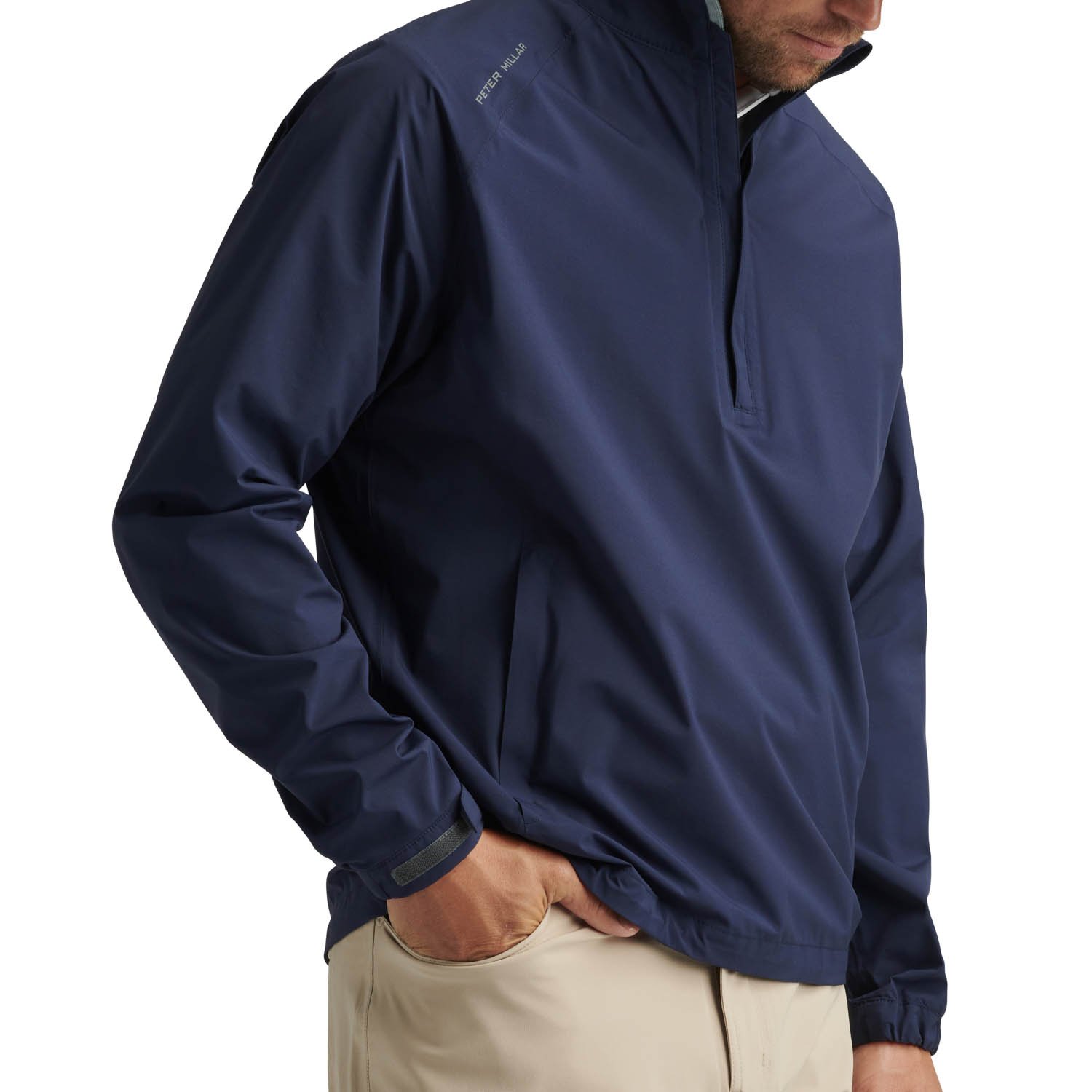 Shield Half-Zip Rain Shell Blå Peter Millar Shield Half-Zip Rain Shell Blå Peter Millar