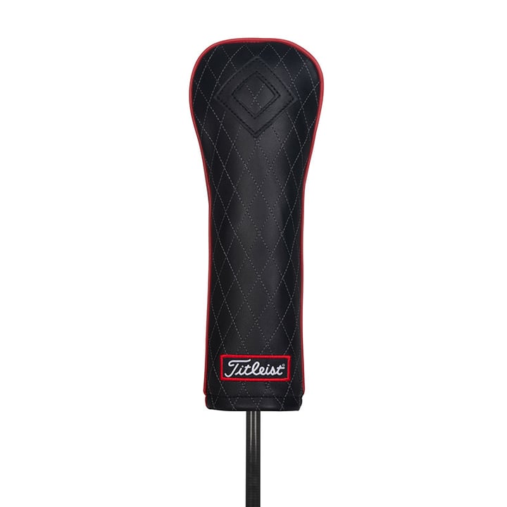 Jet Black Leather Headcover Fairway Titleist Jet Black Leather Headcover Fairway Titleist