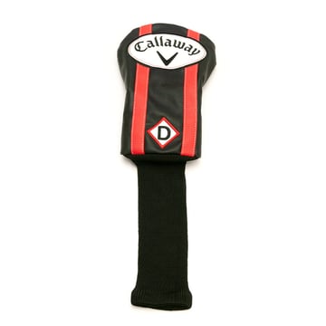Vintage Headcover Driver: Black/Red Callaway