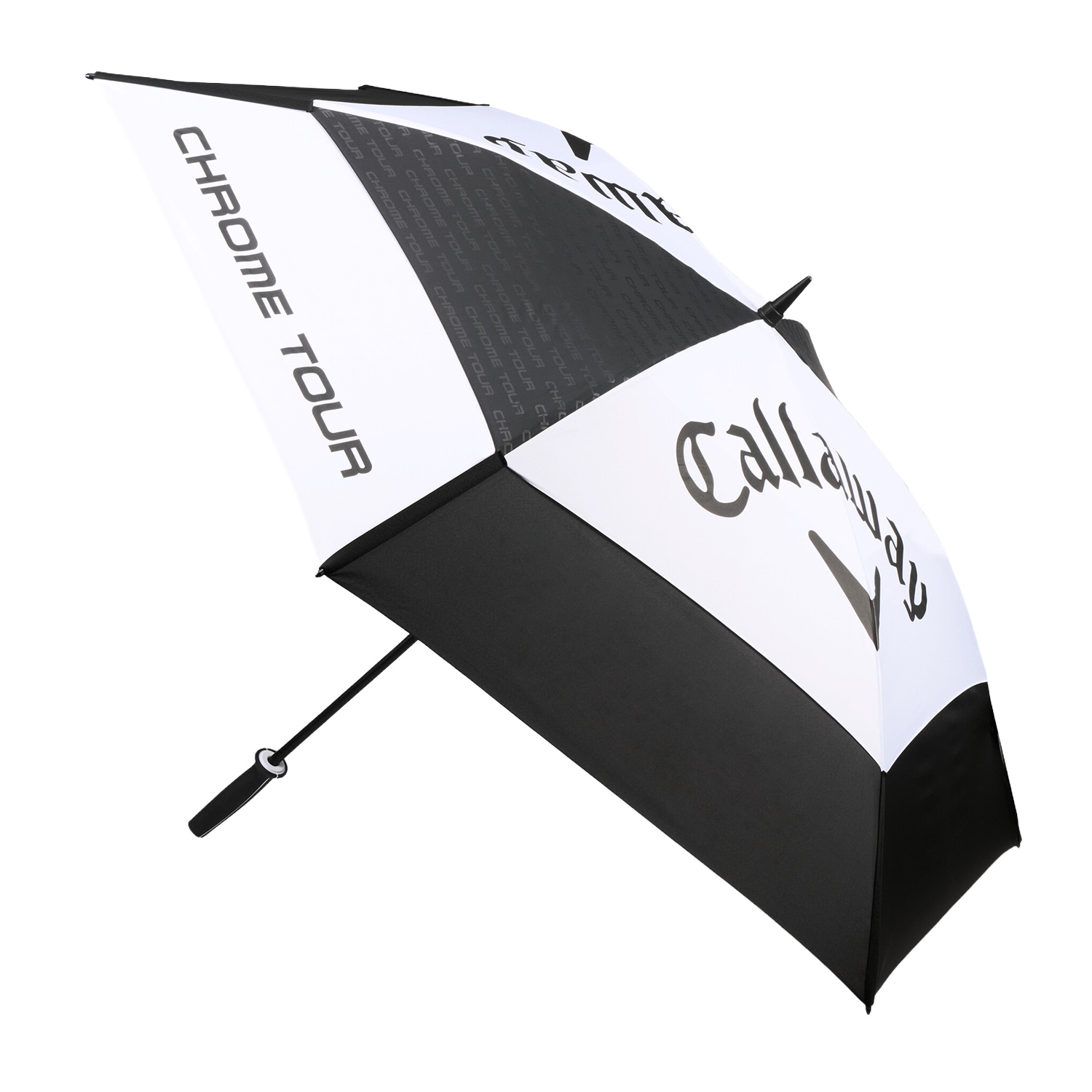 Tour Authentic Double Canopy Umbrella 68 Schwarz