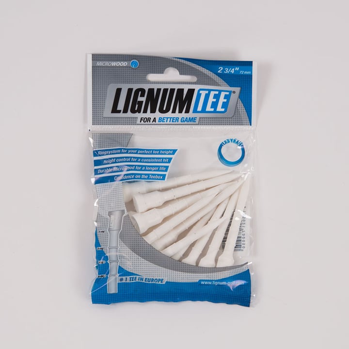 Tees 72 mm 12 Pack White Lignum