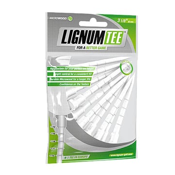Tees  82 mm 12 Pack White Lignum