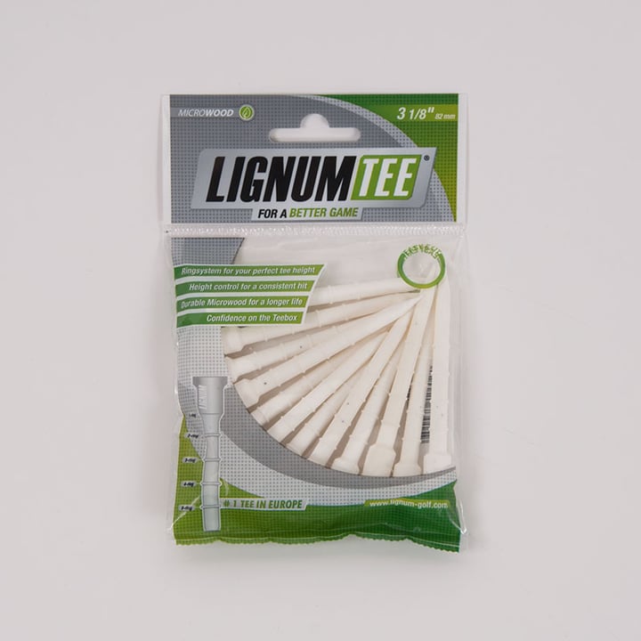 Tees 82 mm 12 Pack White Lignum Tees 82 mm 12 Pack White Lignum