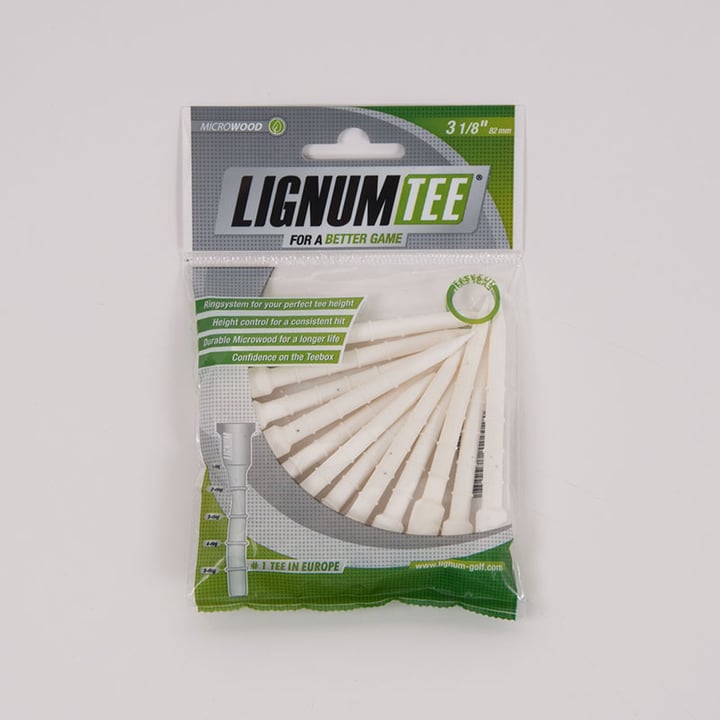 Tees  82 mm 12 Pack White Lignum