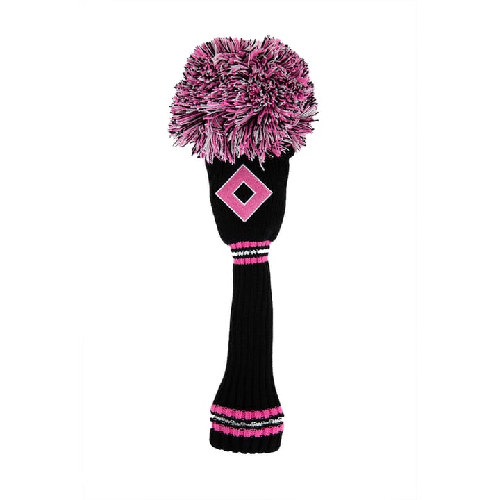 PomPom Hedcover FW Sort Lyserød PRG PomPom Hedcover FW Sort Lyserød PRG
