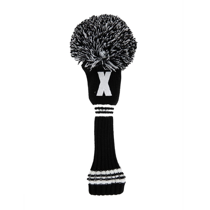 PomPom Heacover Hybrid Sort Hvid PRG PomPom Heacover Hybrid Sort Hvid PRG