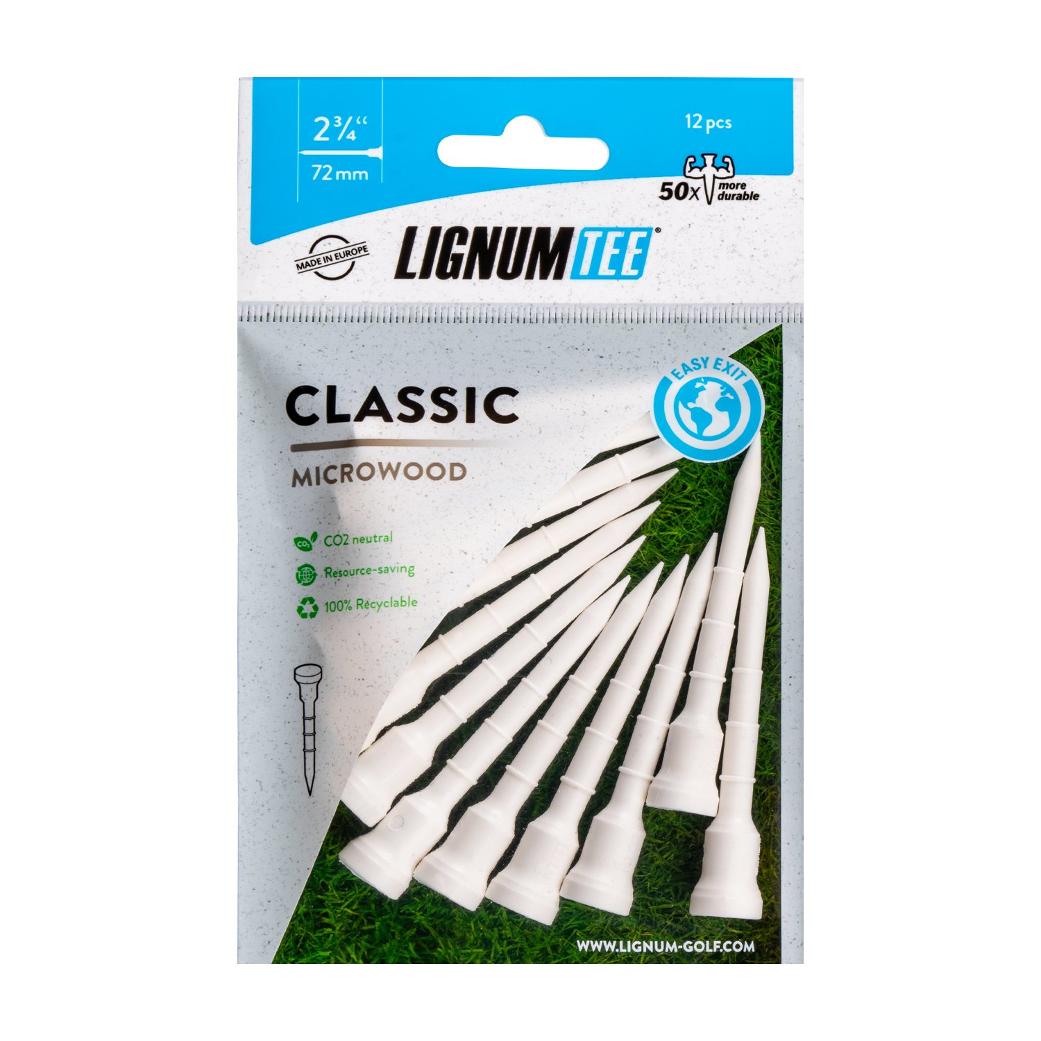 Peggar 72 mm 40-Pack Vit Lignum Peggar 72 mm 40-Pack Vit Lignum