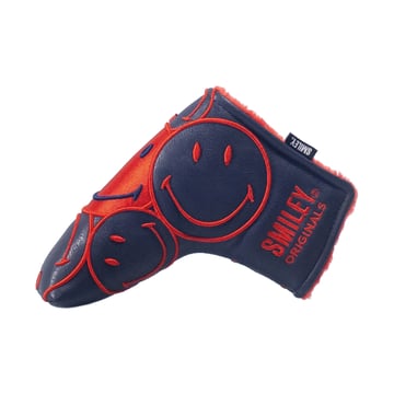 Hcover Putter Blade Blå Rød Smiley Originals