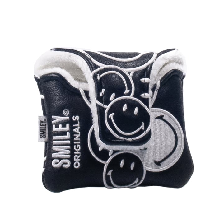 Hcover Putter Mallet Schwarz Weiß Smiley Originals