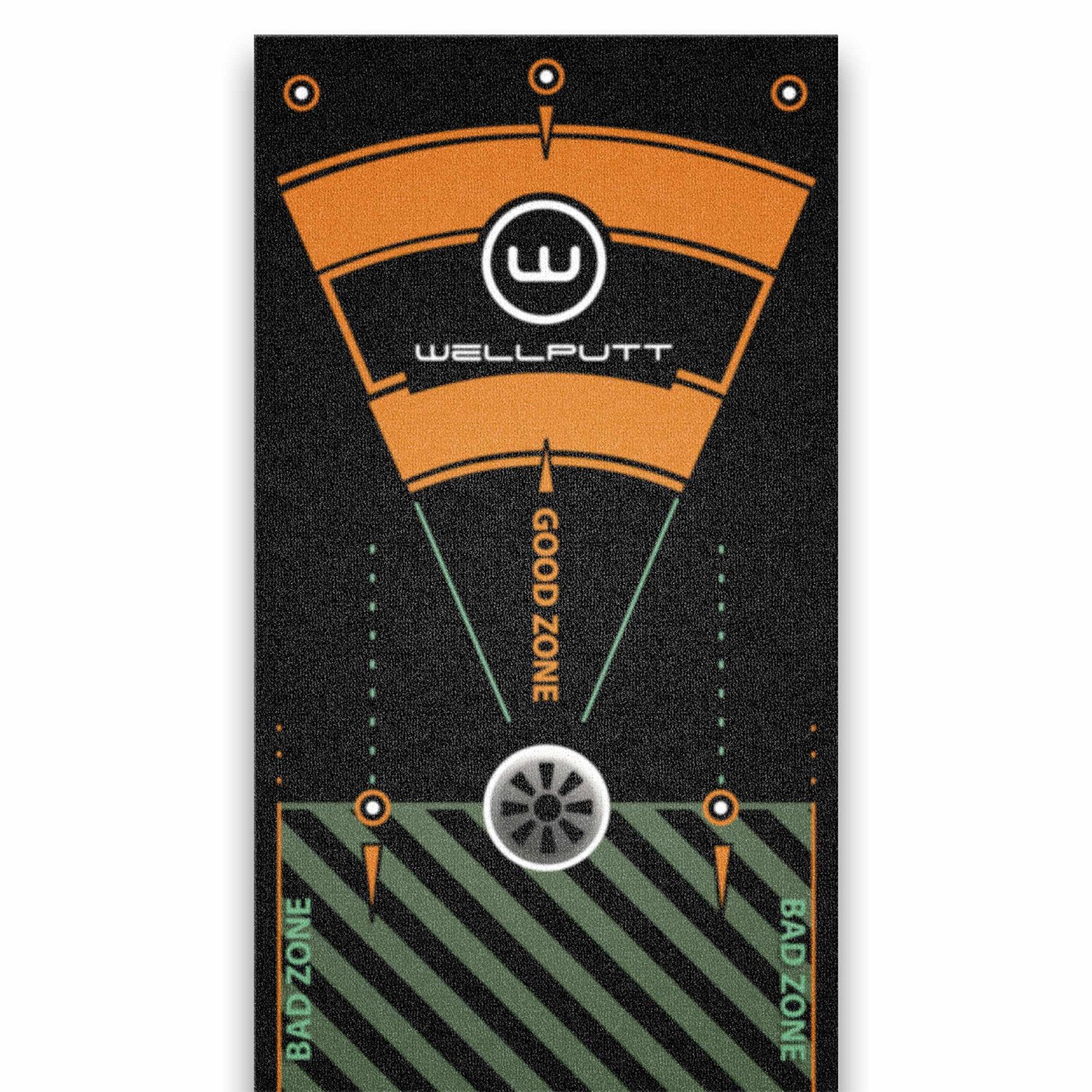 4M Putting mat BLACK (13ft) Wellputt